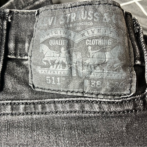 LEVI’S 511 BLACK JEANS - Picture 3 of 3